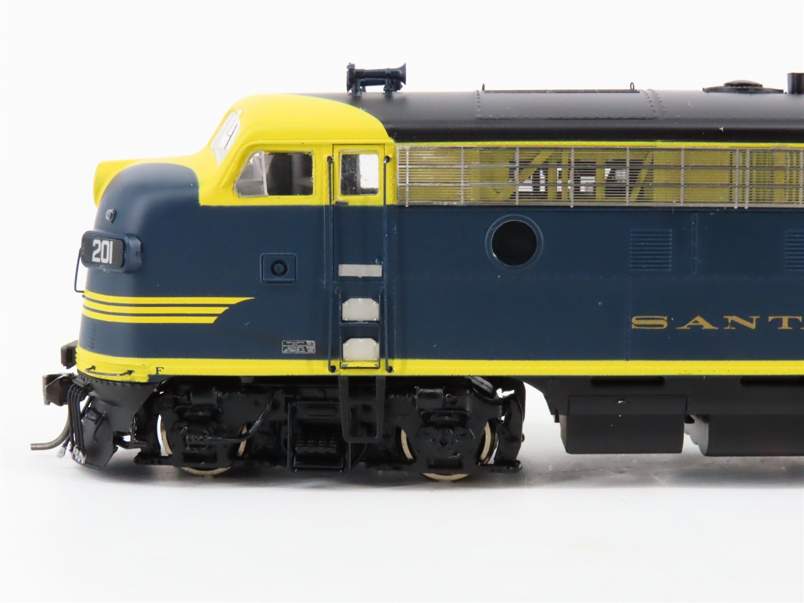 HO Scale Athearn Genesis G22511 ATSF Santa Fe F3A/B Diesel Set #201A/201L w/ DCC