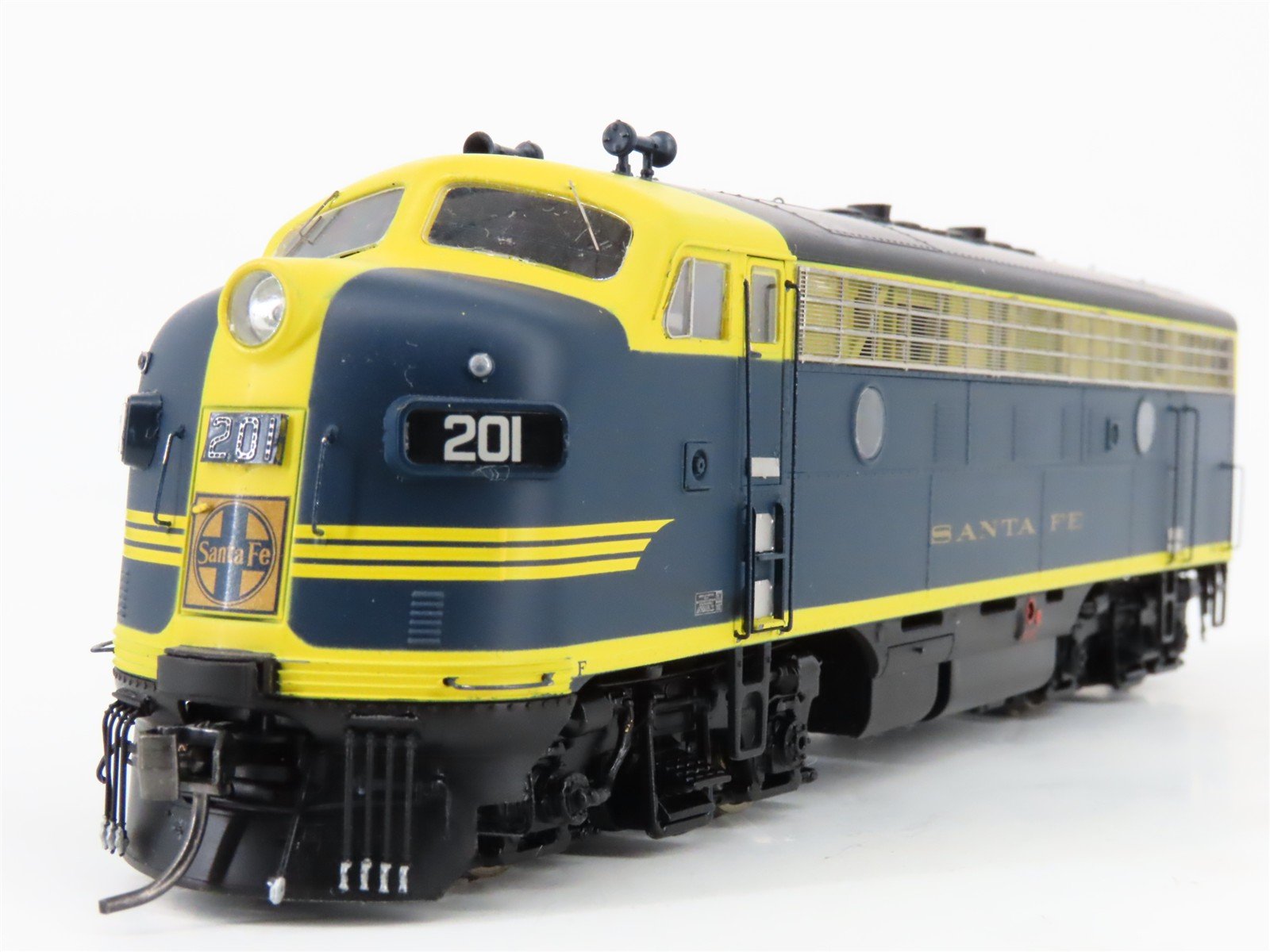 HO Scale Athearn Genesis G22511 ATSF Santa Fe F3A/B Diesel Set #201A/201L w/ DCC