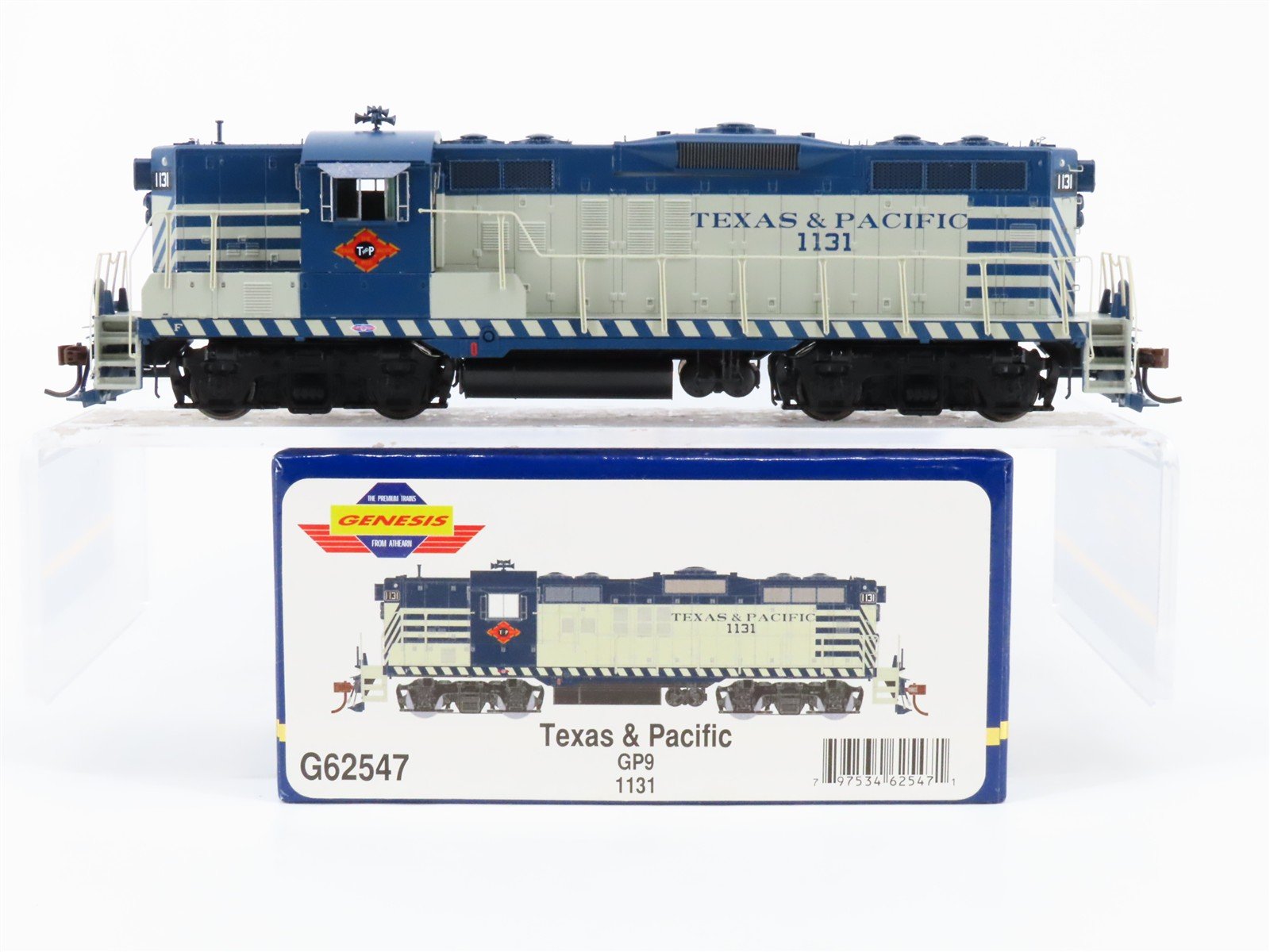 HO Scale Athearn Genesis G62547 T&P Texas & Pacific GP9 Diesel Locomotive #1131