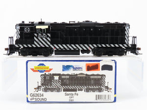 HO Scale Athearn Genesis G62634 ATSF Santa Fe GP7 Diesel Loco #2881 wDCC & Sound