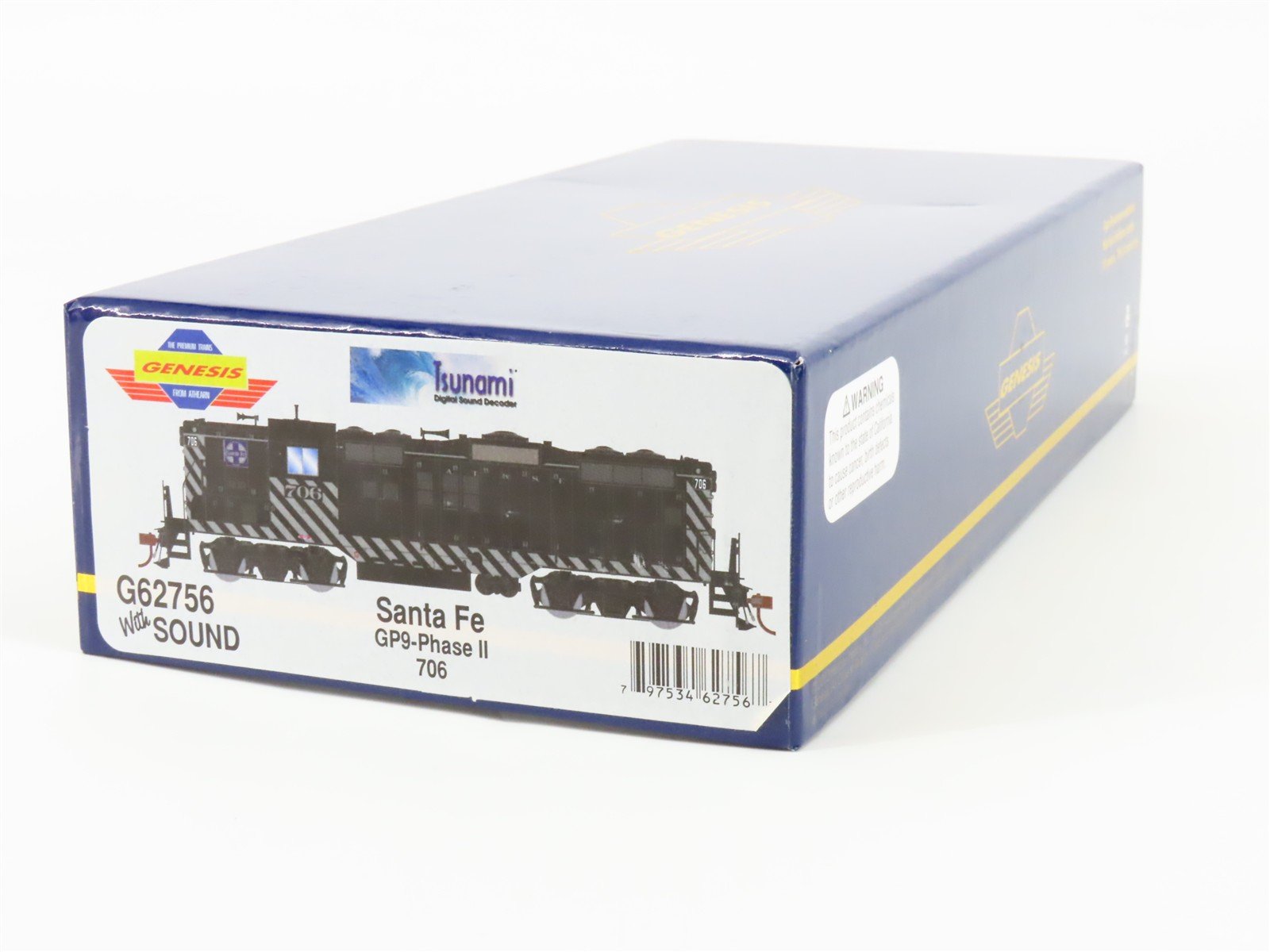 HO Scale Athearn Genesis G62756 ATSF Santa Fe GP9 Diesel Loco #706 wDCC & Sound