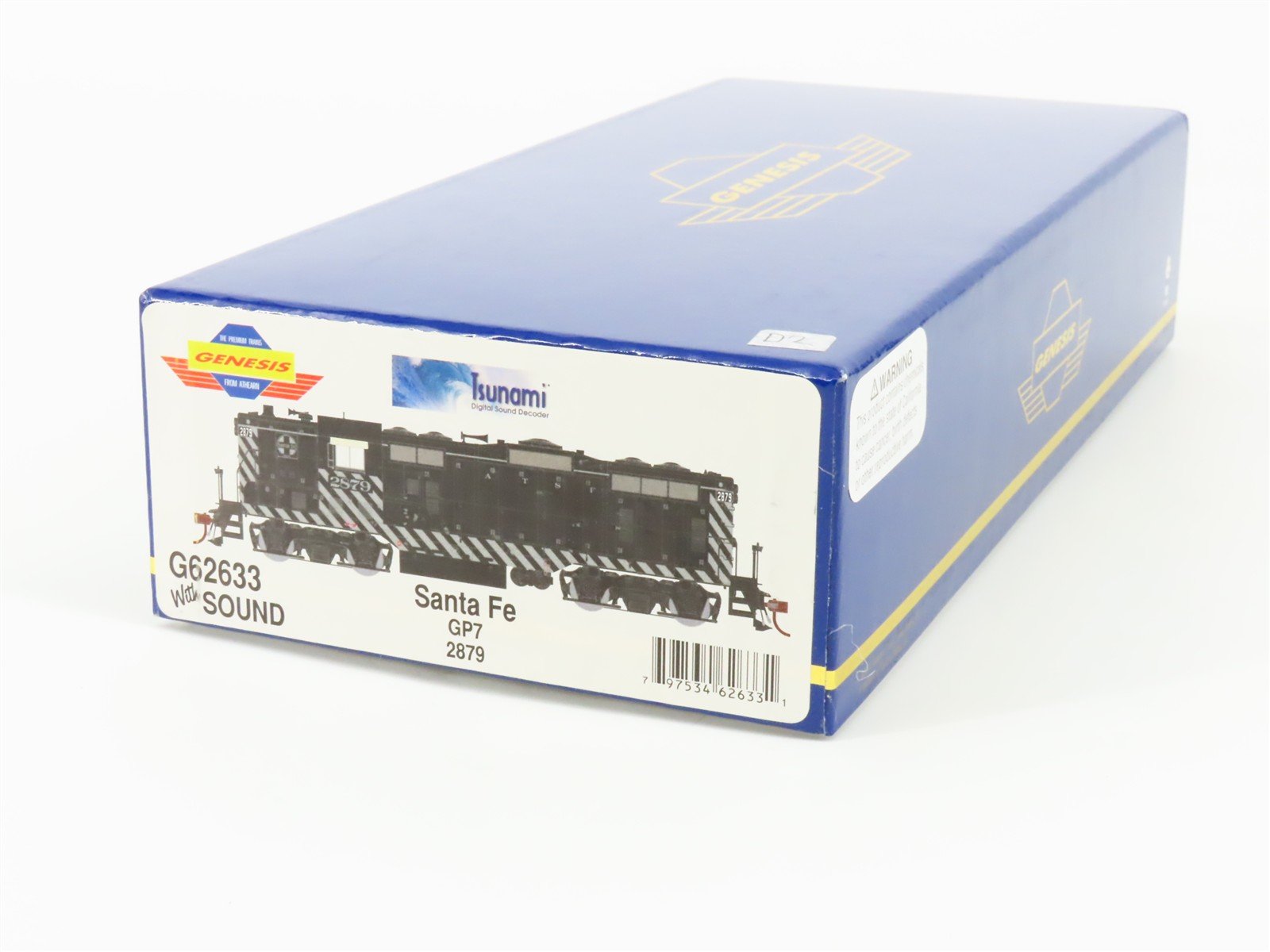 HO Scale Athearn Genesis G62633 ATSF Santa Fe GP7 Diesel Loco #2879 wDCC & Sound