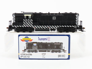 HO Scale Athearn Genesis ATHG64206 ATSF Santa Fe GP7 Diesel #2744 wDCC & Sound