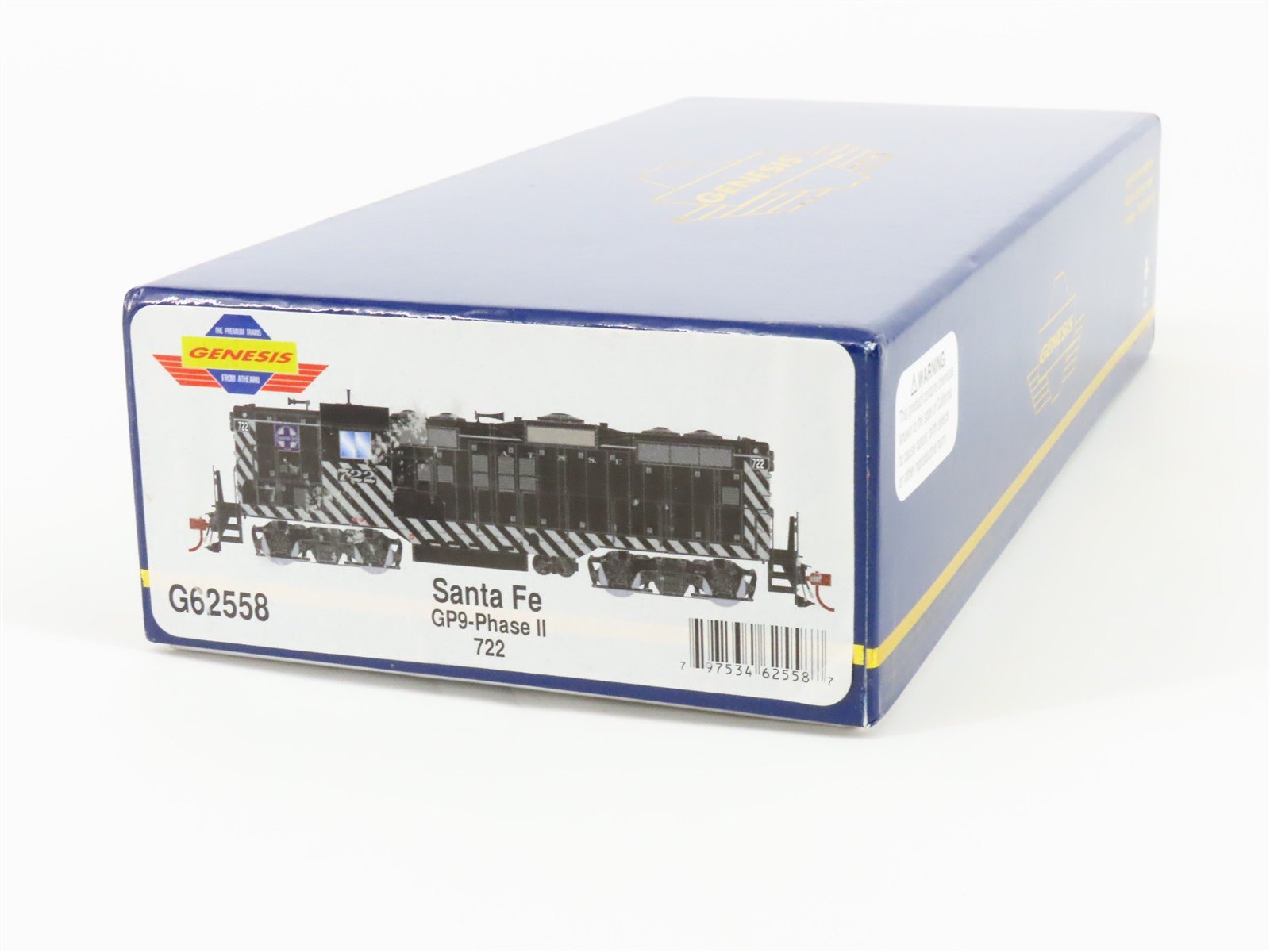HO Scale Athearn Genesis G62558 ATSF Santa Fe GP9 II Diesel Locomotive #722