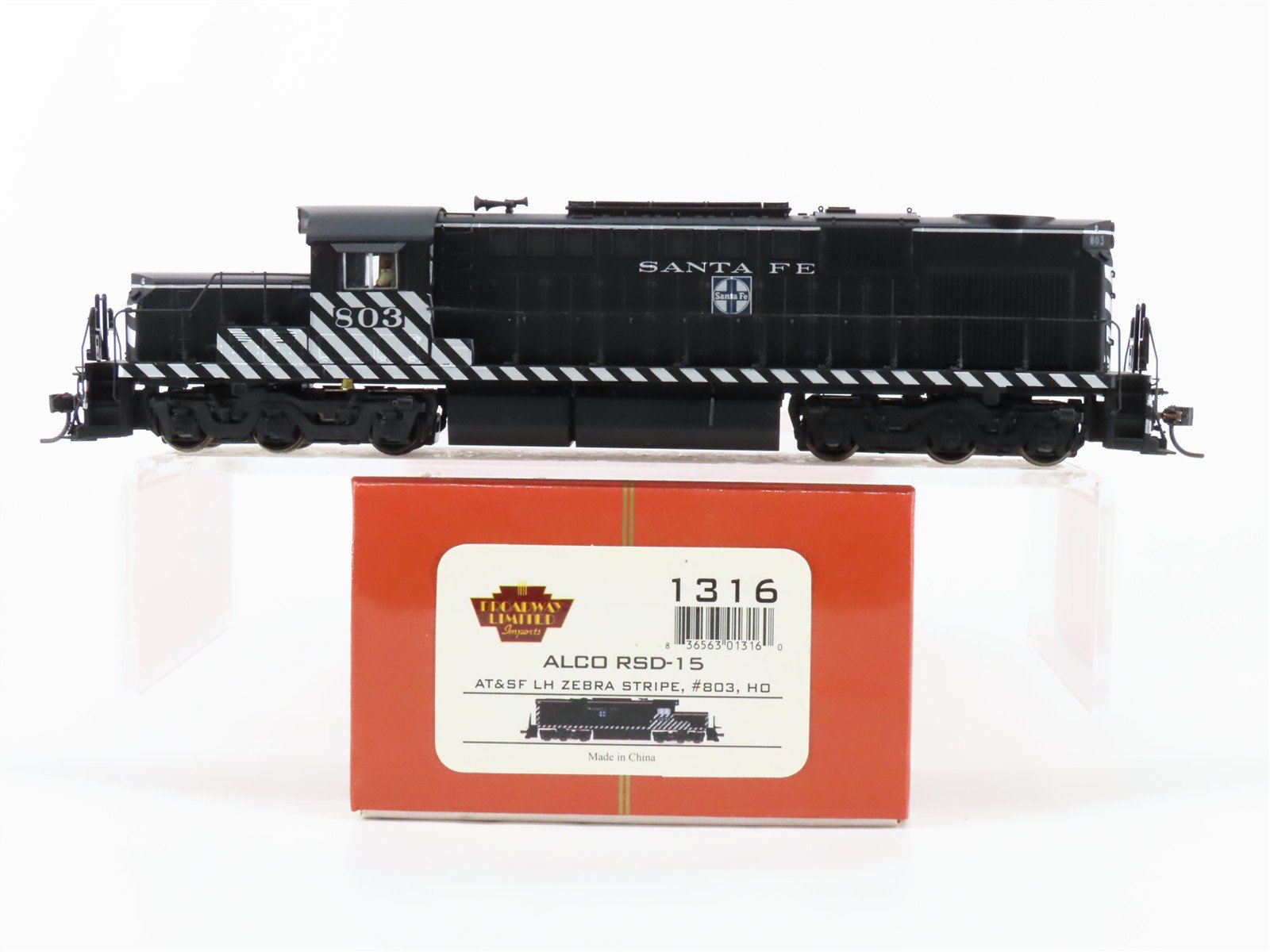 HO Scale Broadway Limited BLI 1316 ATSF Santa Fe RSD15 Diesel Locomotive #803