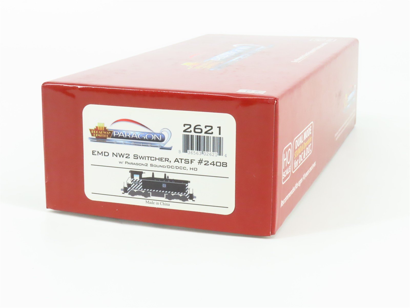 HO Scale Broadway Limited BLI 2621 ATSF Santa Fe NW2 Diesel #2408 wDCC & Sound