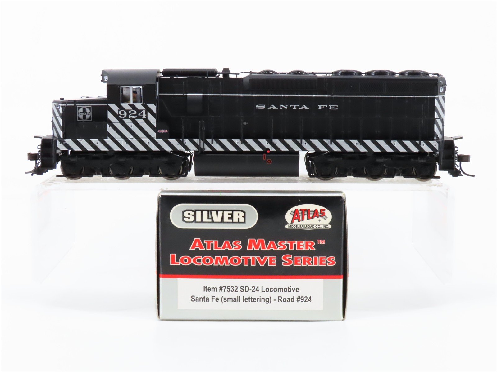 HO Scale Atlas Silver 7532 ATSF Santa Fe SD24 Diesel Locomotive #924