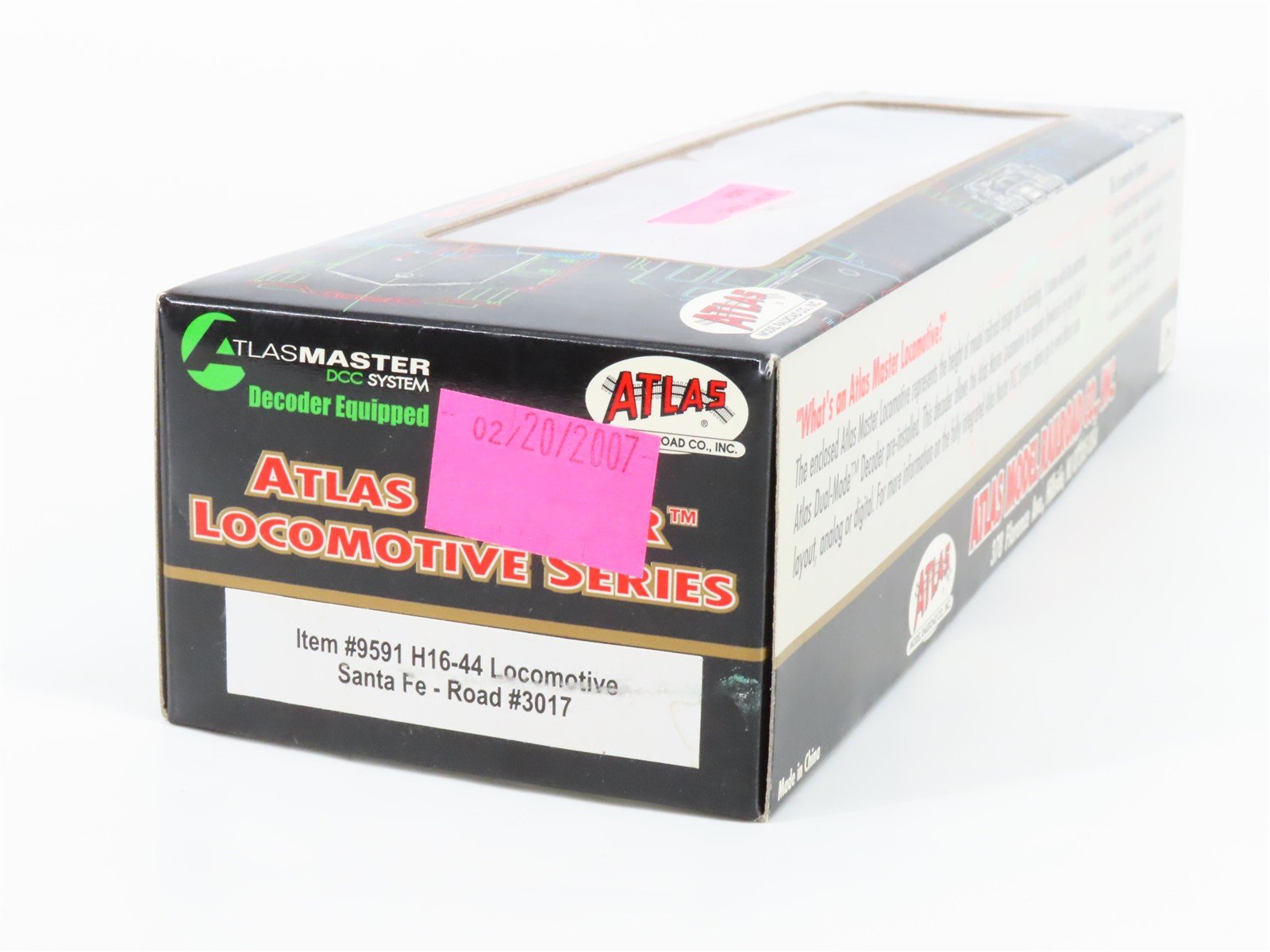 HO Scale Atlas Master 9591 ATSF Santa Fe H16-44 Diesel Locomotive #3017 wDCC