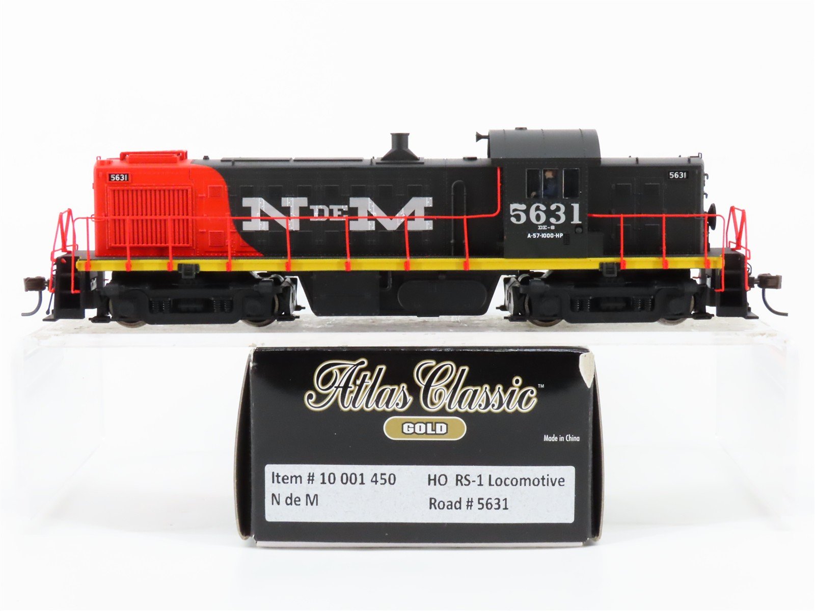 HO Scale Atlas Classic Gold 10001450 NdeM Railway RS-1 Diesel Loco #5631 wDCC