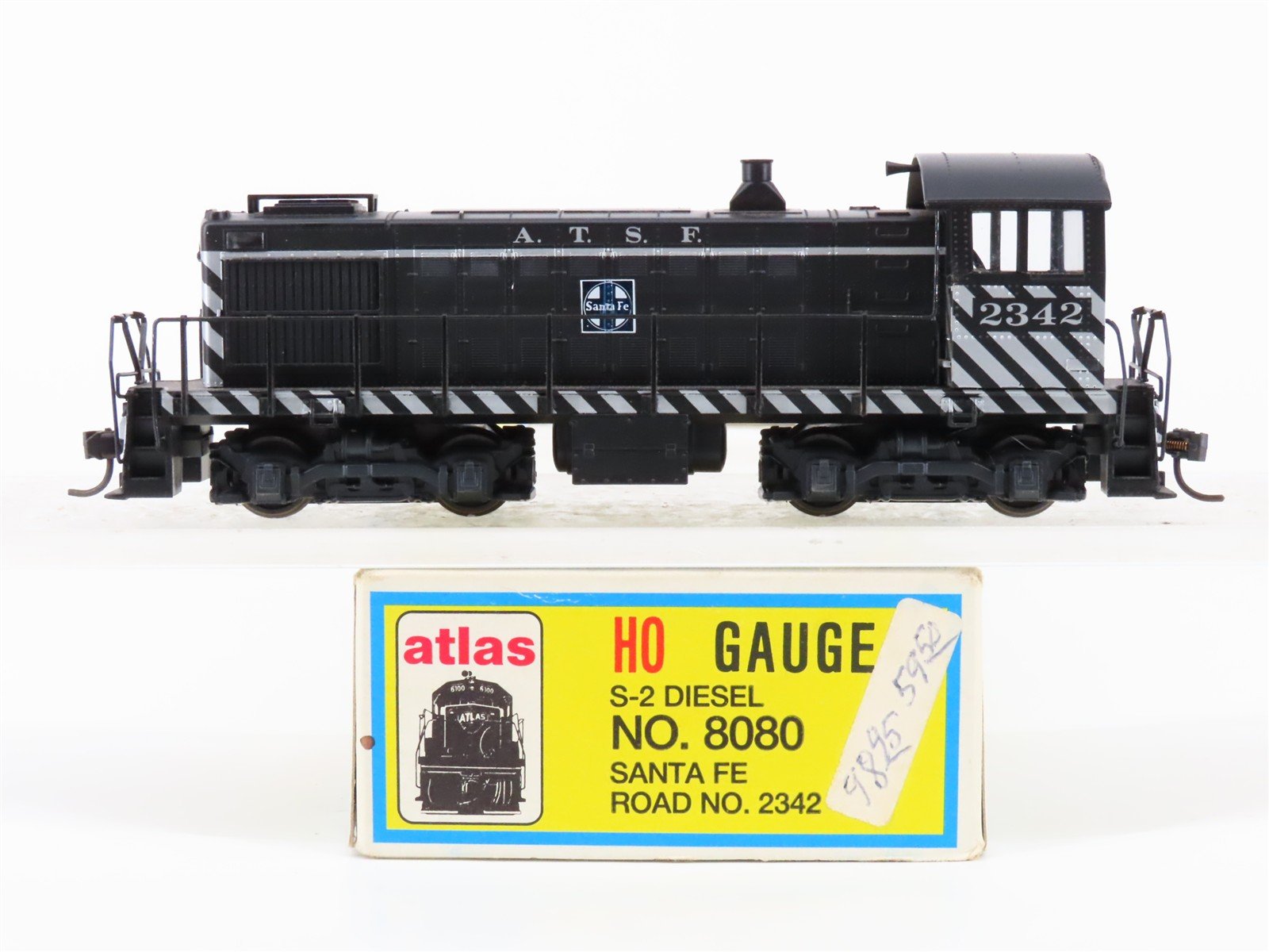 HO Scale Atlas 8080 ATSF Santa Fe S-2 Diesel Locomotive #2342