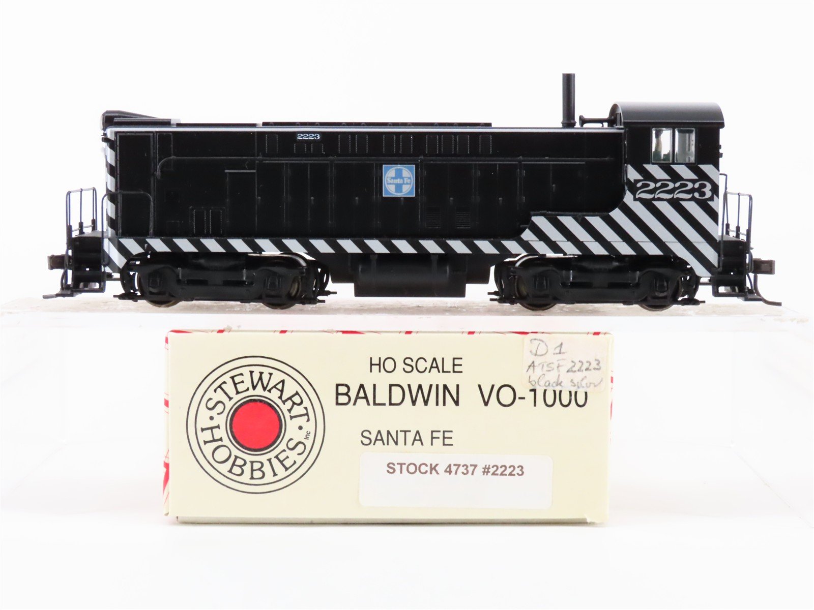 HO Scale Stewart 4737 ATSF Santa Fe VO-1000 Diesel Locomotive #2223 wDCC