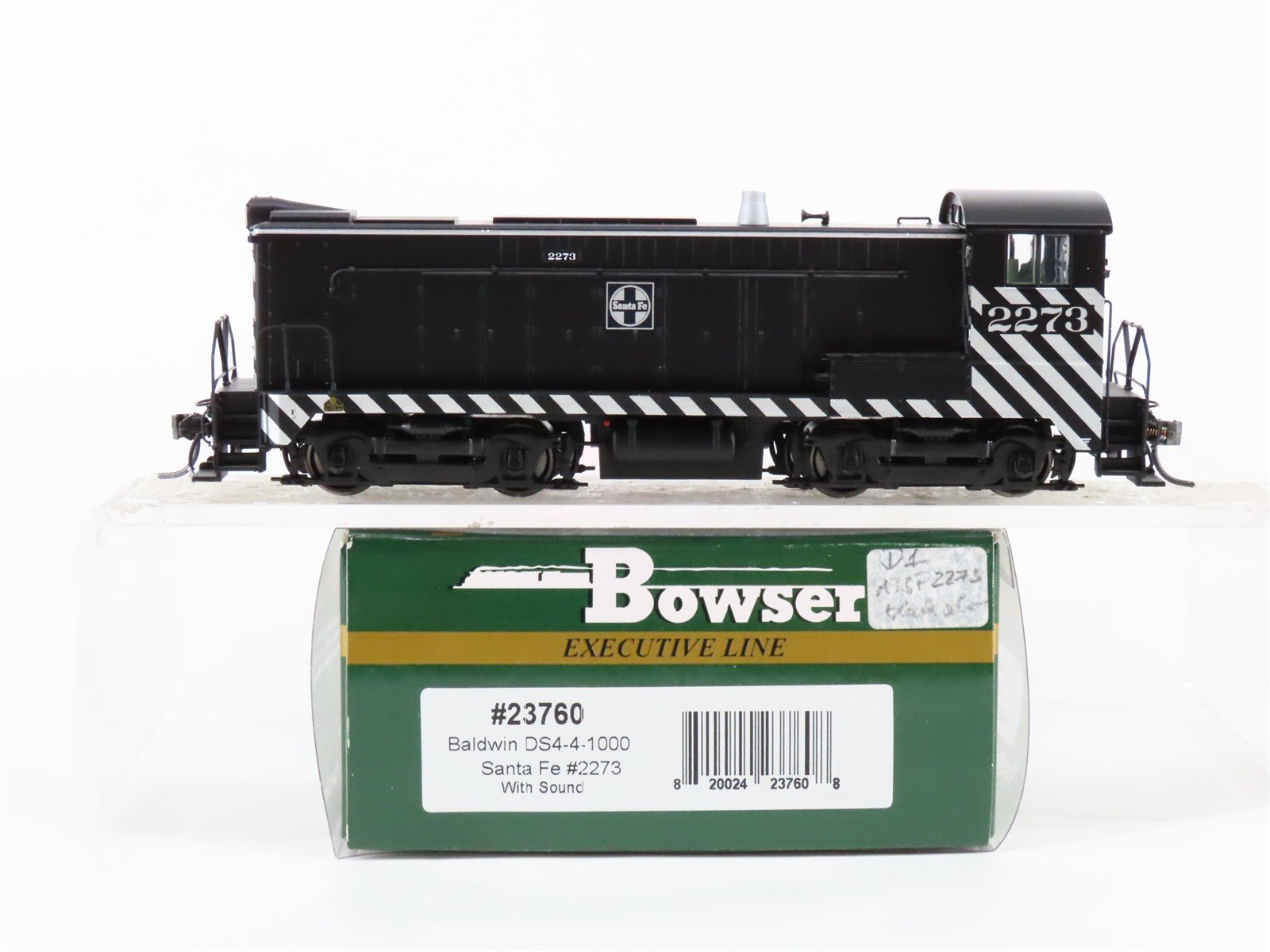 HO Scale Bowser 23760 ATSF Santa Fe DS4-4-1000 Diesel Loco #2273 wDCC & Sound
