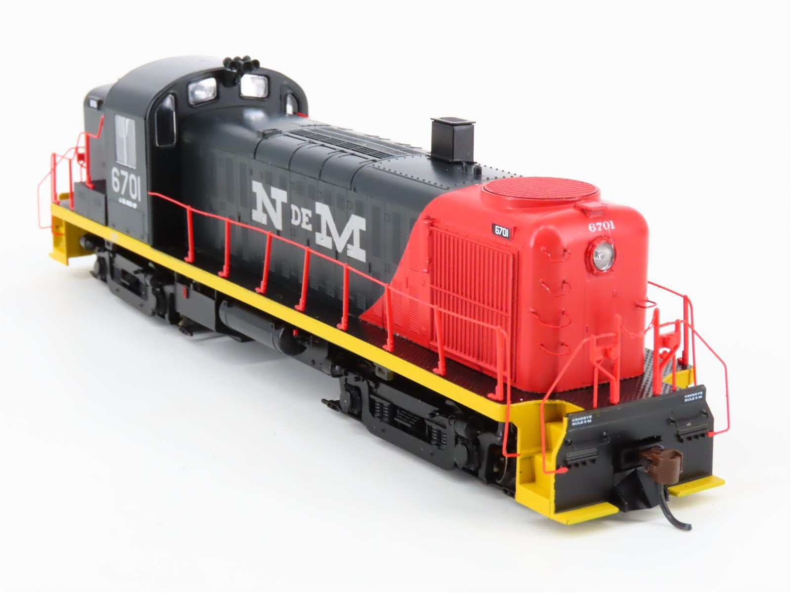 HO Scale Athearn 96762 NdeM Nacionales de Mexico RS-3 Diesel Loco #6701