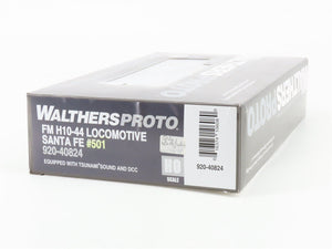 HO Scale Walthers Proto 920-40824 ATSF Santa Fe H10-44 Diesel #501 wDCC & Sound