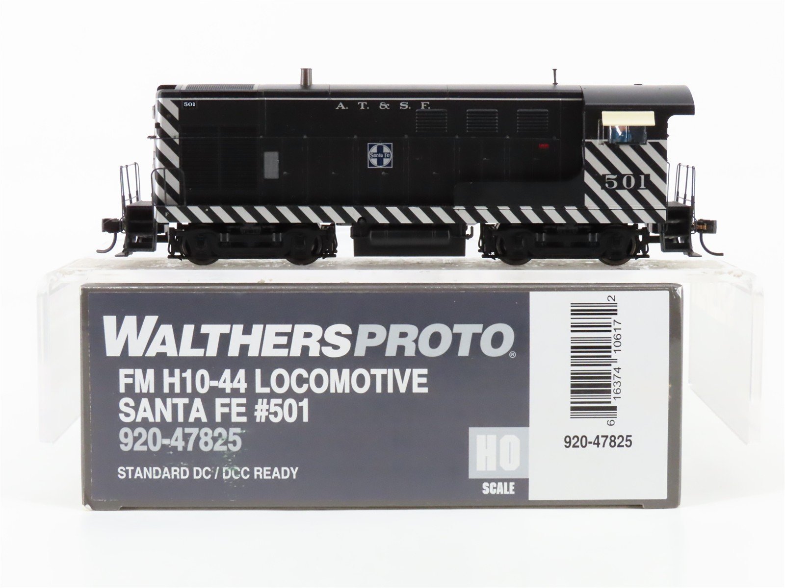 HO Scale Walthers Proto 920-47825 ATSF Santa Fe H10-44 Diesel Locomotive #501