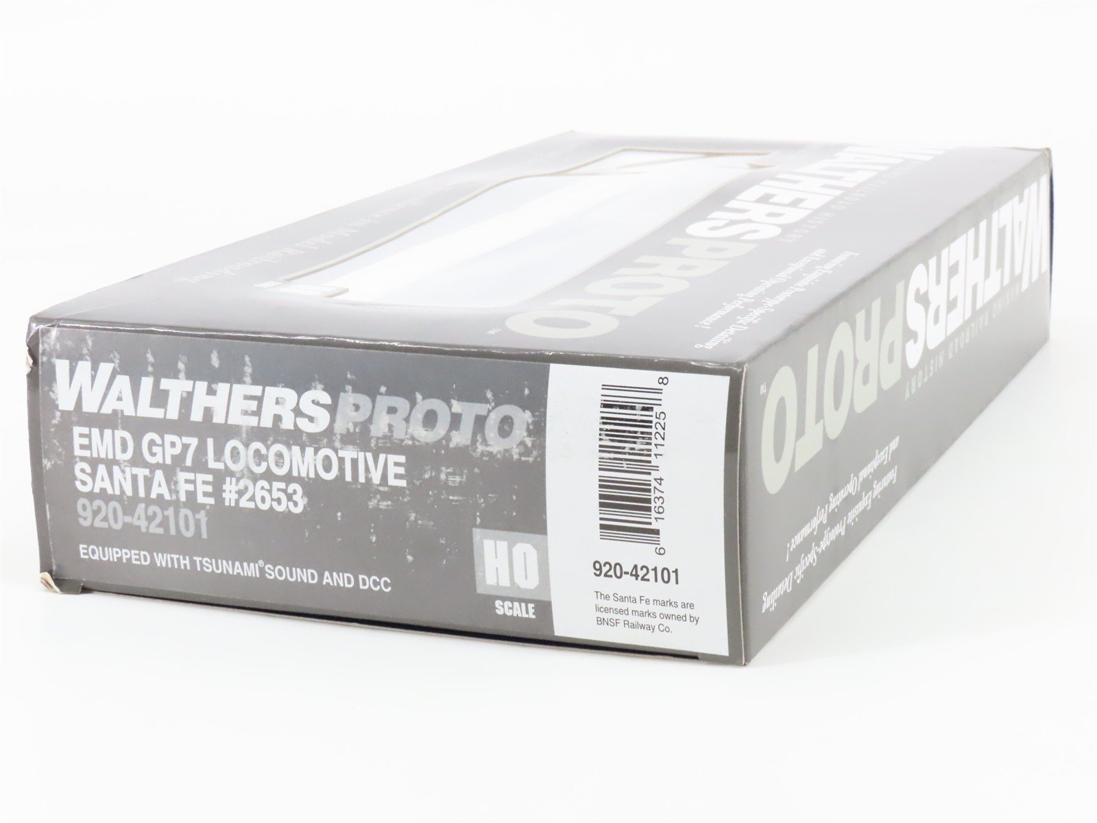 HO Scale Walthers Proto 920-42101 ATSF Santa Fe GP7 Diesel #2653 wDCC & Sound