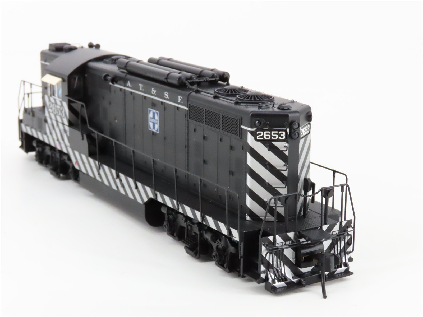 HO Scale Walthers Proto 920-42101 ATSF Santa Fe GP7 Diesel #2653 wDCC & Sound