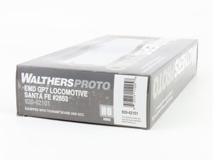 HO Scale Walthers Proto 920-42101 ATSF Santa Fe GP7 Diesel #2653 wDCC & Sound