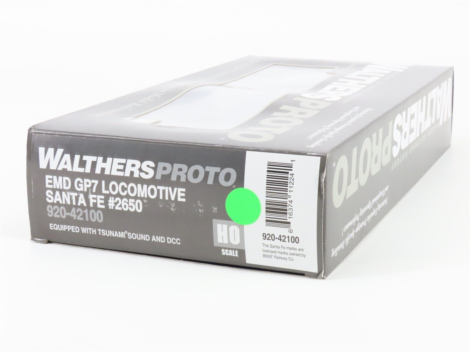 HO Scale Walthers Proto 920-42100 ATSF Santa Fe GP7 Diesel #2650 wDCC & Sound