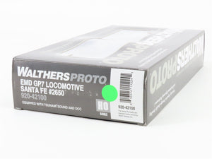 HO Scale Walthers Proto 920-42100 ATSF Santa Fe GP7 Diesel #2650 wDCC & Sound
