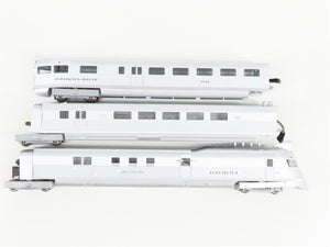 HO Con-Cor 001-008724 Burlington WWII Pioneer Zephyr Diesel Passenger Set wDCC