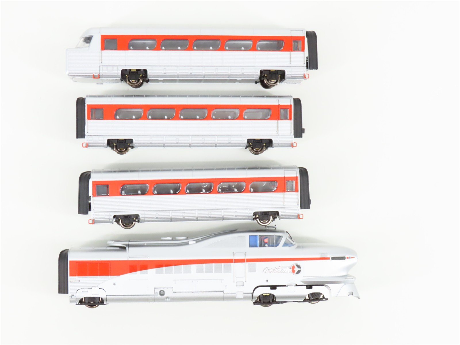 HO Scale Con-Cor 01-008745 ATSF Santa Fe San Diegan Diesel Passenger Set wDCC