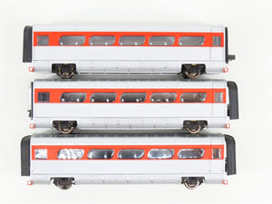 HO Scale Con-Cor 0001-008753 NYC Great Lakes AeroTrain Passenger 3-Car Add-On