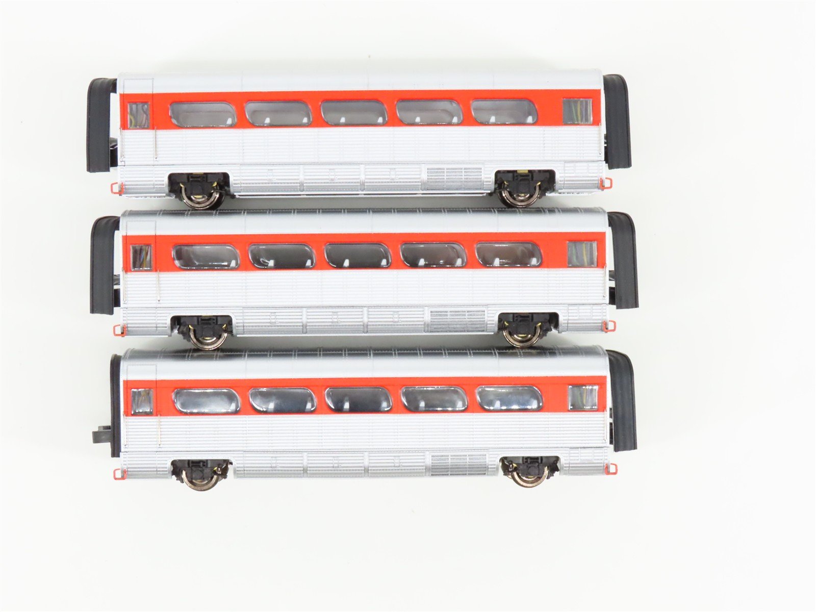 HO Scale Con-Cor 0001-008755 ATSF Santa Fe San Diegan Passenger 3-Car Add-On