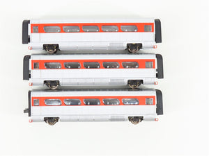 HO Scale Con-Cor 0001-008755 ATSF Santa Fe San Diegan Passenger 3-Car Add-On