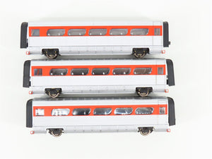 HO Scale Con-Cor 0001-008755 ATSF Santa Fe San Diegan Passenger 3-Car Add-On