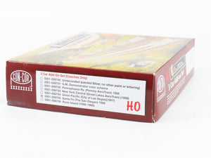 HO Scale Con-Cor 0001-008755 ATSF Santa Fe San Diegan Passenger 3-Car Add-On
