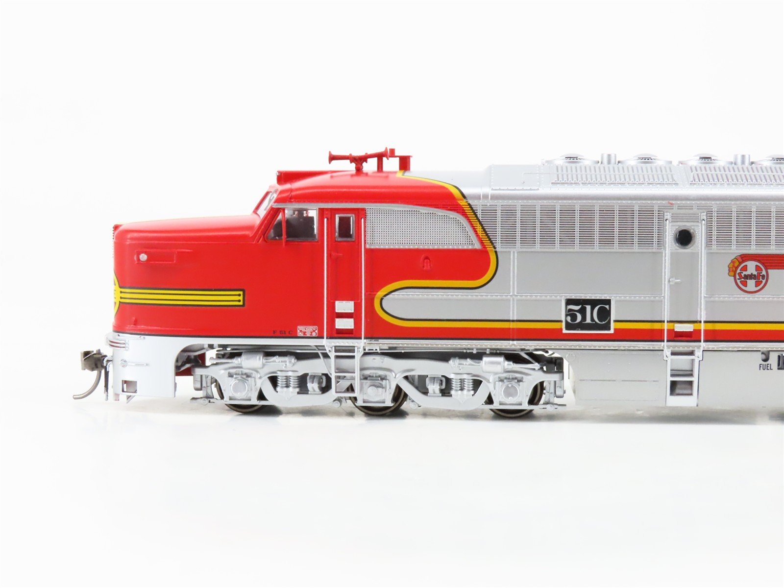 HO Scale Rapido 23546 ATSF Santa Fe Alco PA-1/PB-1 Diesel Loco Set wDCC & Sound