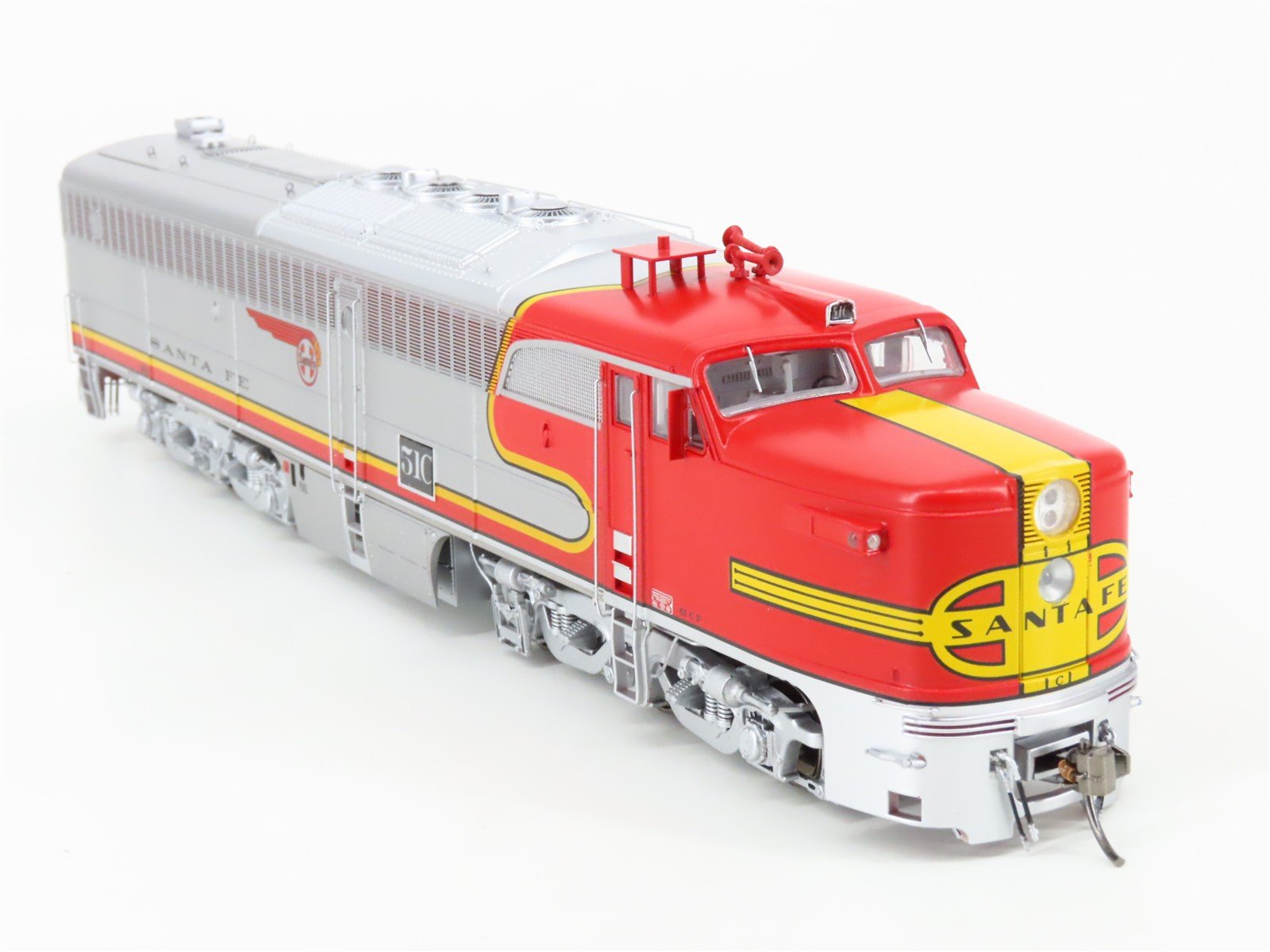 HO Scale Rapido 23546 ATSF Santa Fe Alco PA-1/PB-1 Diesel Loco Set wDCC & Sound