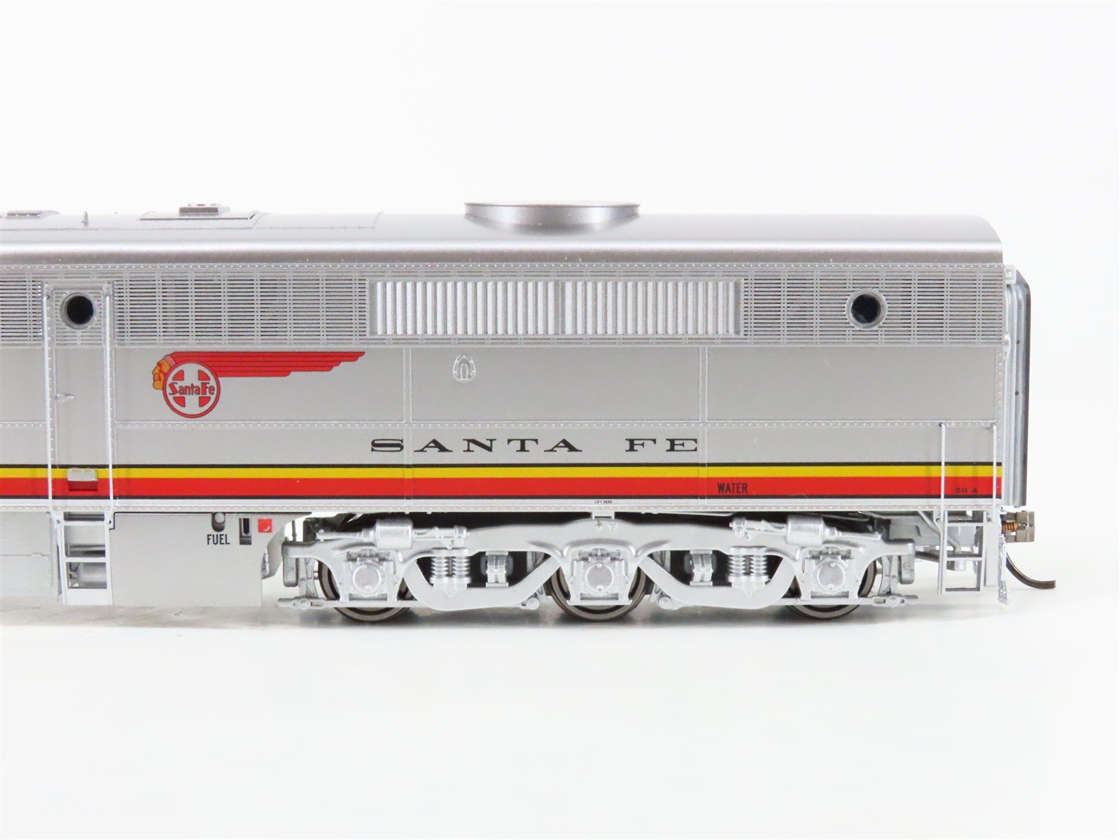 HO Scale Rapido 23505 ATSF Santa Fe Alco PA-1/PB-1 Diesel Loco Set wDCC & Sound