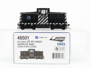 HO Scale Rapido 48501 ATSF Santa Fe GE 44-Tonner Diesel Loco #463 wDCC & Sound