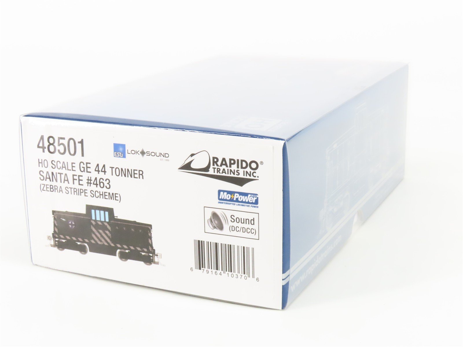 HO Scale Rapido 48501 ATSF Santa Fe GE 44-Tonner Diesel Loco #463 wDCC & Sound