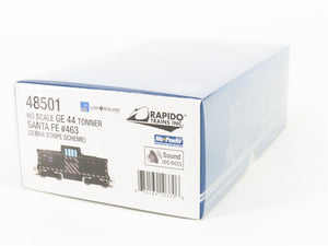 HO Scale Rapido 48501 ATSF Santa Fe GE 44-Tonner Diesel Loco #463 wDCC & Sound