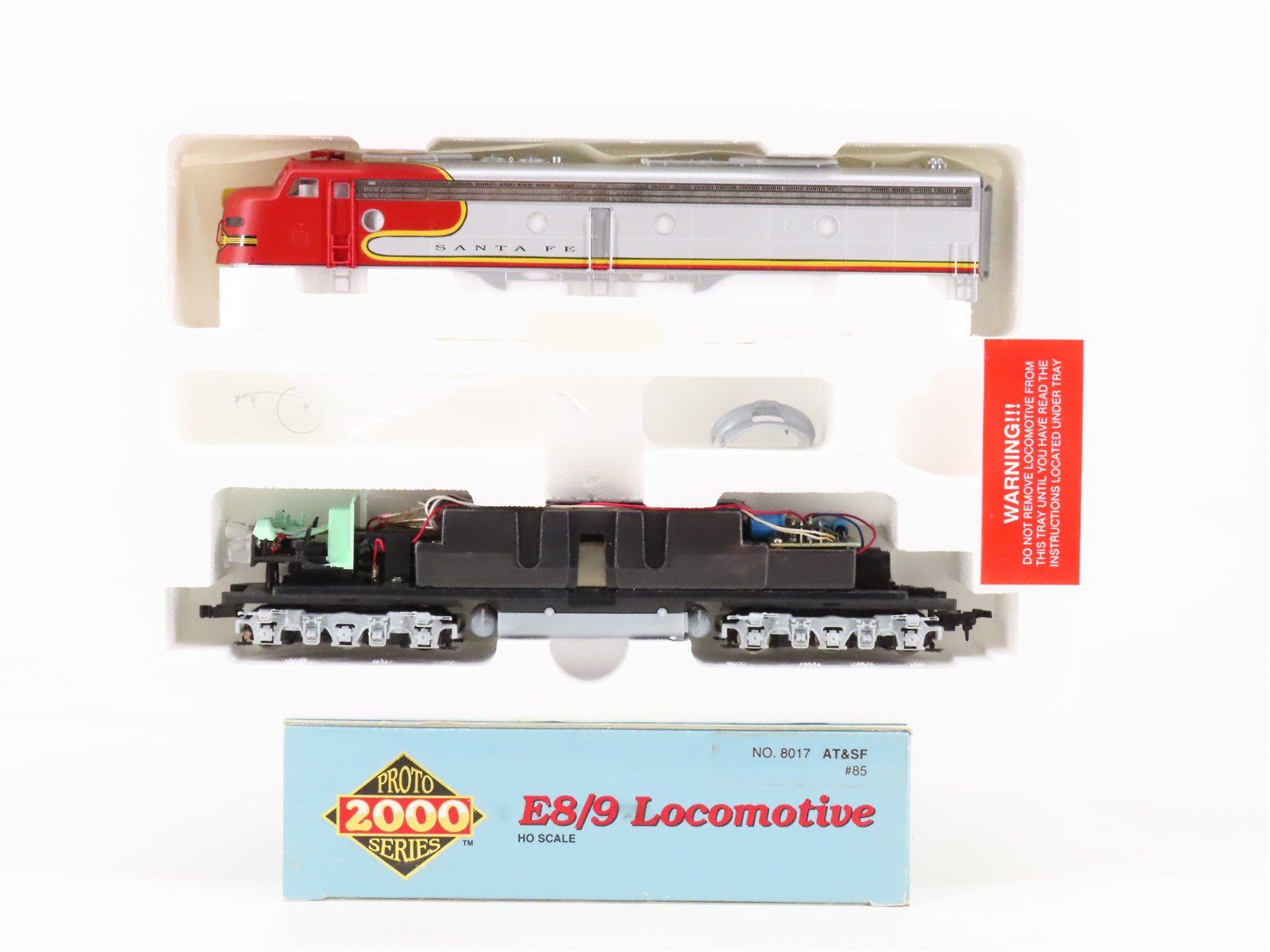 HO Scale Proto 2000 8017 ATSF Santa Fe E8/9A Diesel Locomotive #85