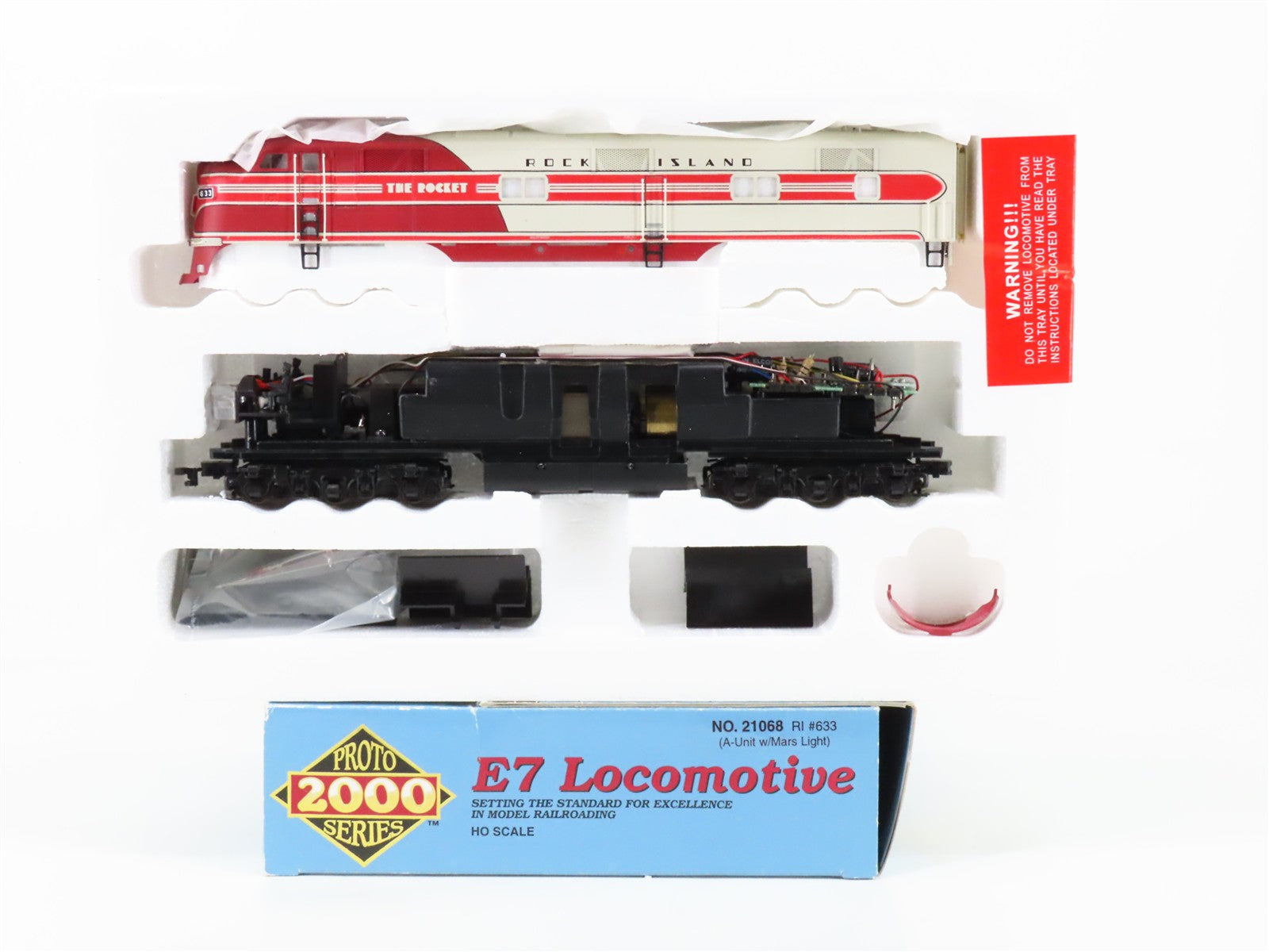 HO Scale Proto 2000 21068 RI Rock Island E7A Diesel Locomotive #633