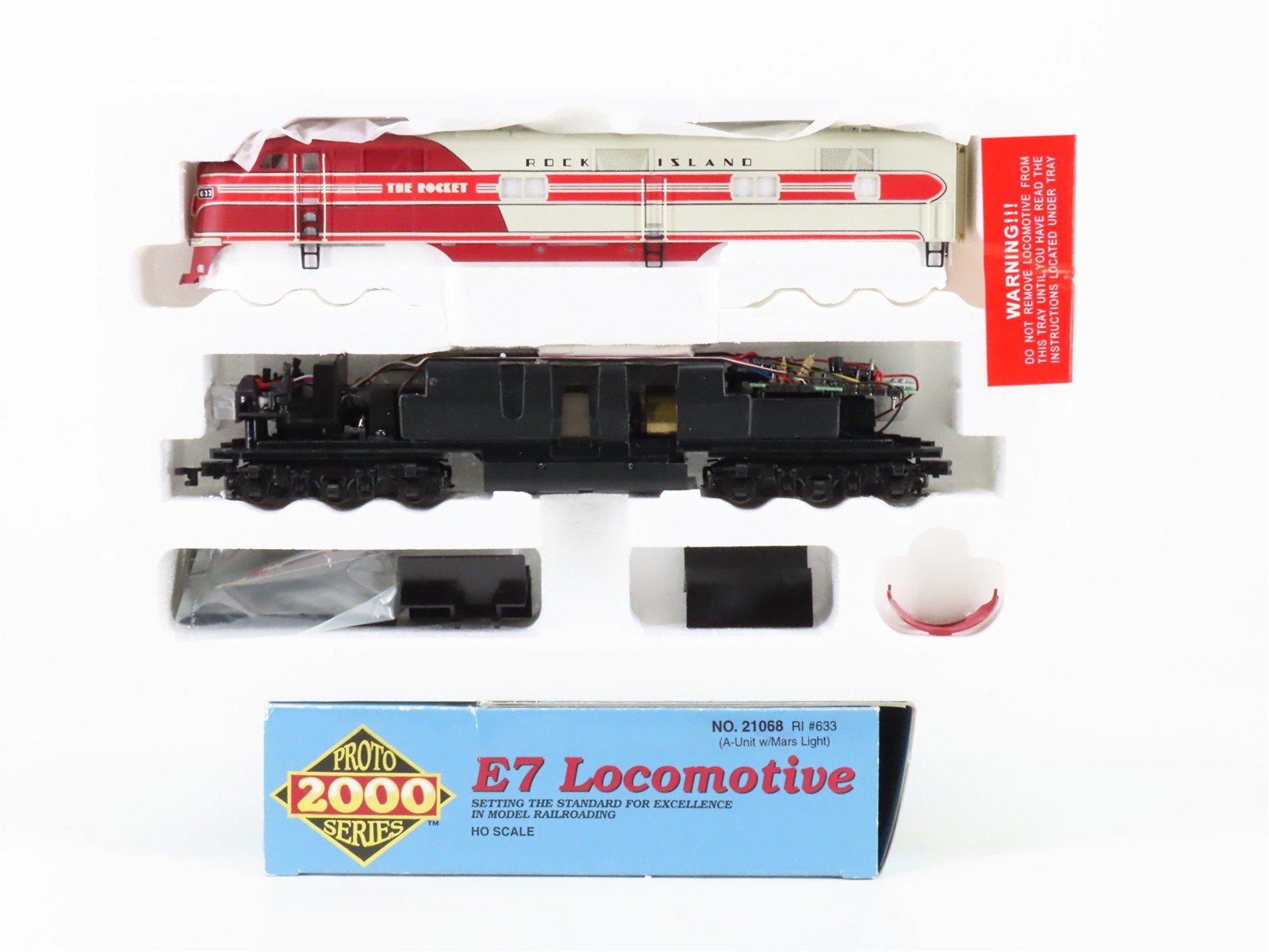 HO Scale Proto 2000 21068 RI Rock Island E7A Diesel Locomotive #633