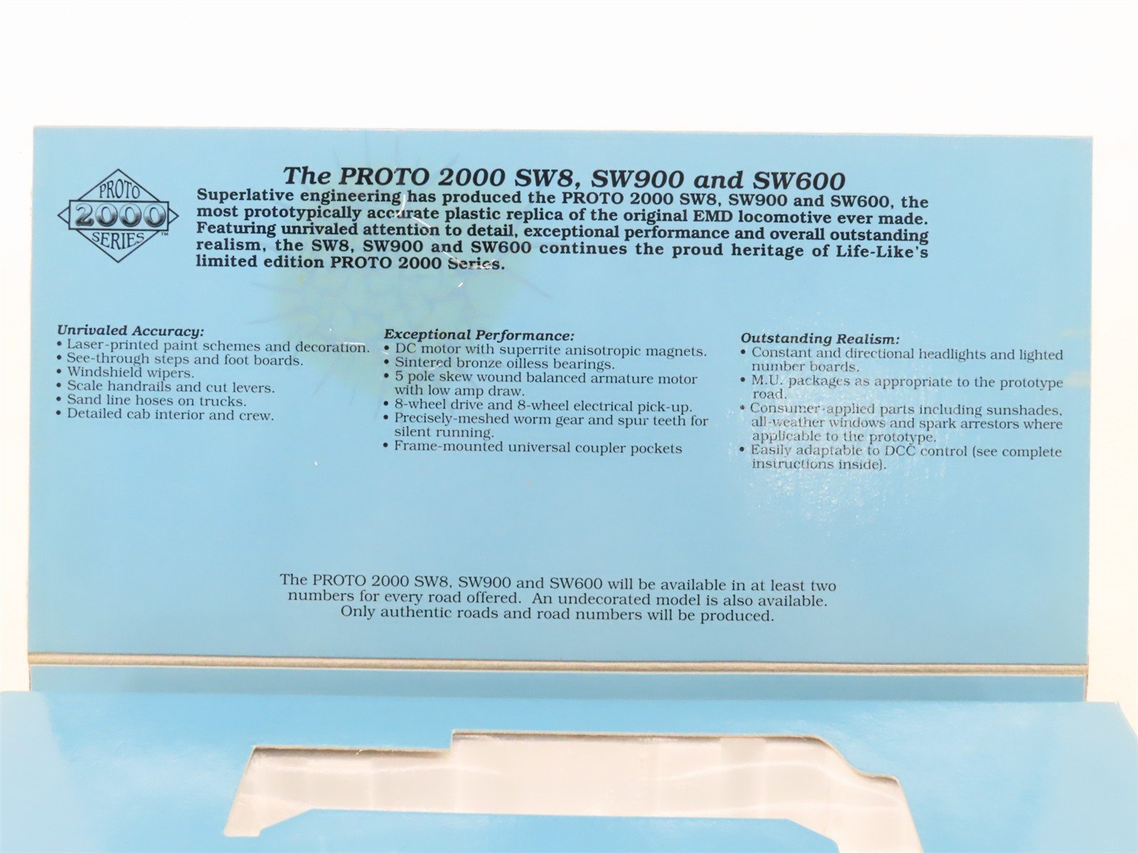 HO Scale Proto 2000 30080 ATSF Santa Fe SW8/900/600 Diesel Loco #652 wDCC