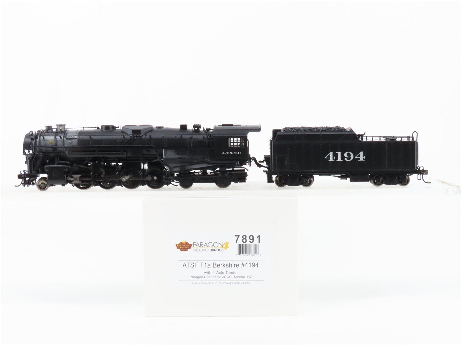 HO Scale Broadway Limited BLI 7891 ATSF Santa Fe T1a 2-8-4 Steam #4194 wParagon4