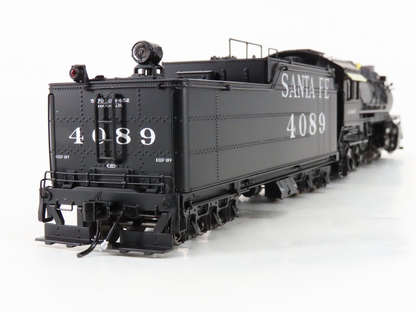 HO Scale Broadway Limited BLI 4767 ATSF Santa Fe 2-8-2 Steam #4089 wParagon4