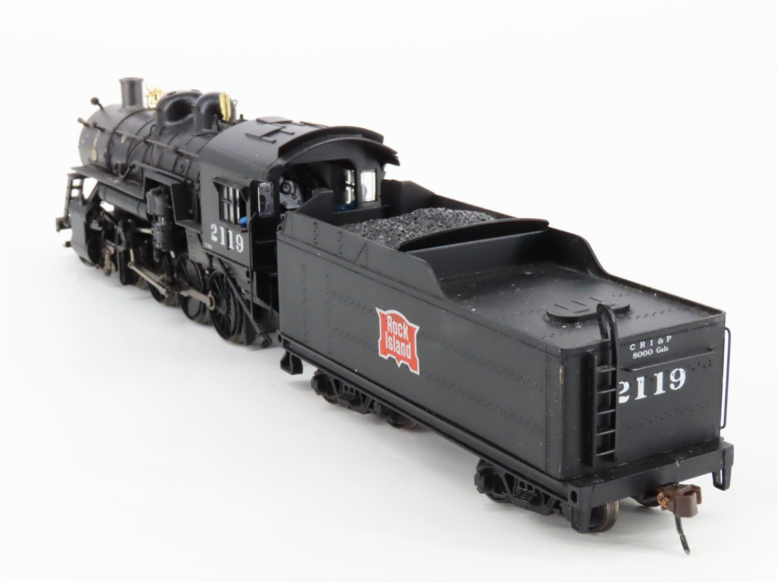 HO Scale Bachmann RI Rock Island 2-8-0 Steam Locomotive #2119 wDCC