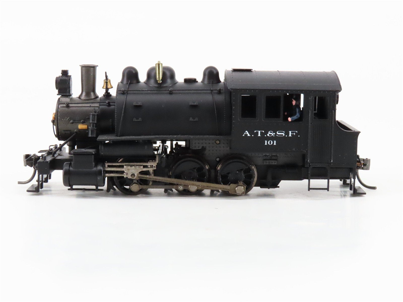 HO Scale Bachmann ATSF Santa Fe 0-6-0 Steam Locomotive #101 wDCC