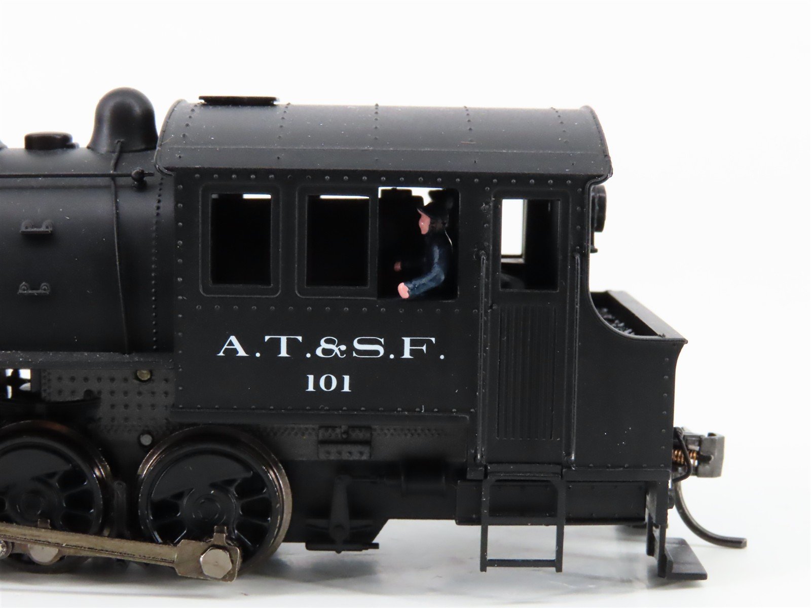 HO Scale Bachmann ATSF Santa Fe 0-6-0 Steam Locomotive #101 wDCC