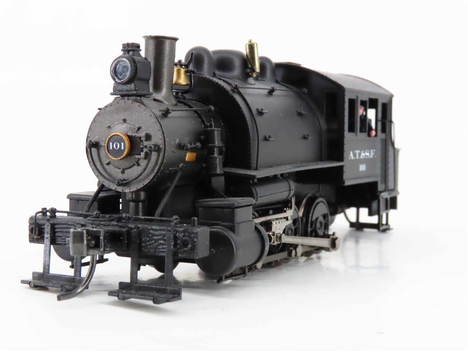 HO Scale Bachmann ATSF Santa Fe 0-6-0 Steam Locomotive #101 wDCC