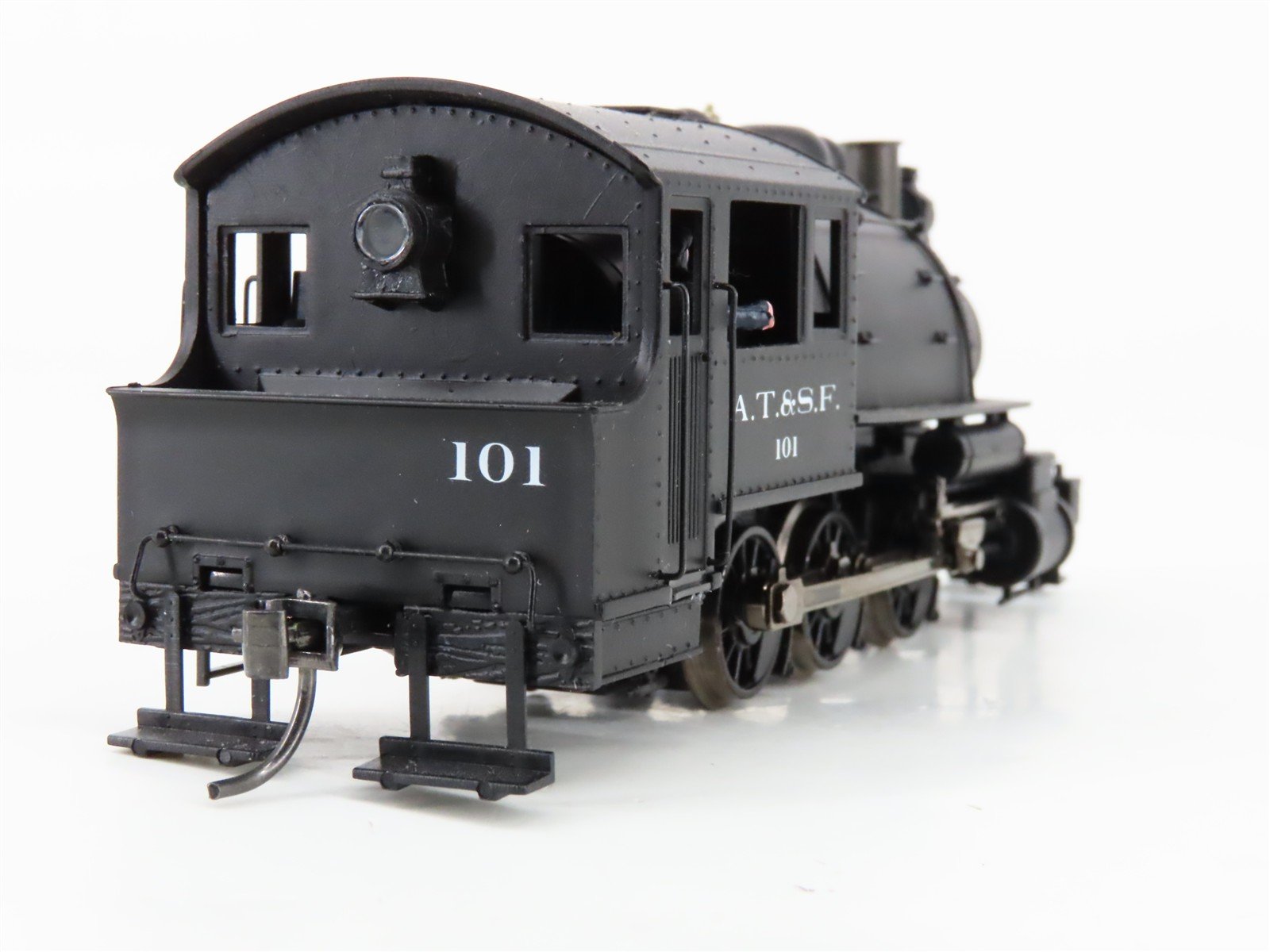 HO Scale Bachmann ATSF Santa Fe 0-6-0 Steam Locomotive #101 wDCC