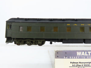 HO Scale Walthers 932-10402 ATSF Santa Fe Pullman Heavyweight Passenger Car