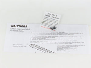 HO Scale Walthers 932-10402 ATSF Santa Fe Pullman Heavyweight Passenger Car